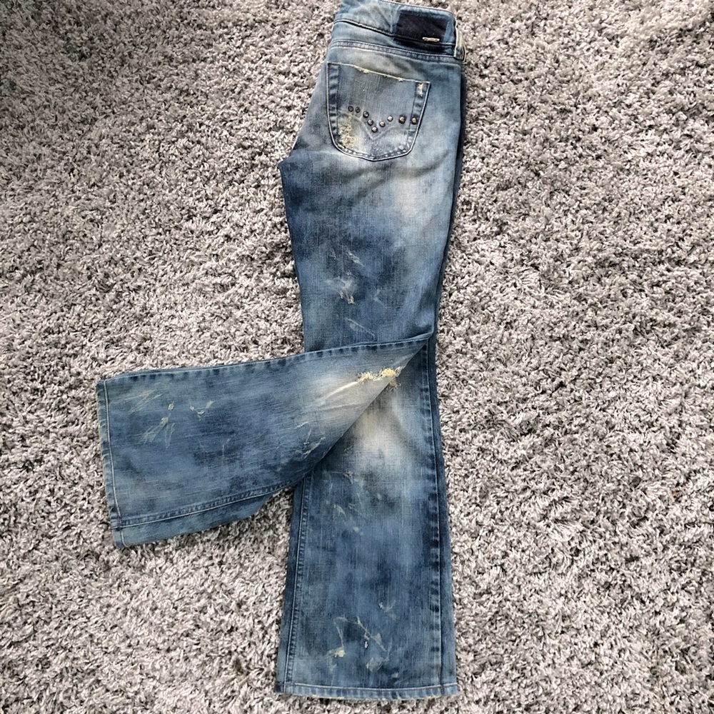 Diesel Louvely Stretchy Distressed Jeans Size 26